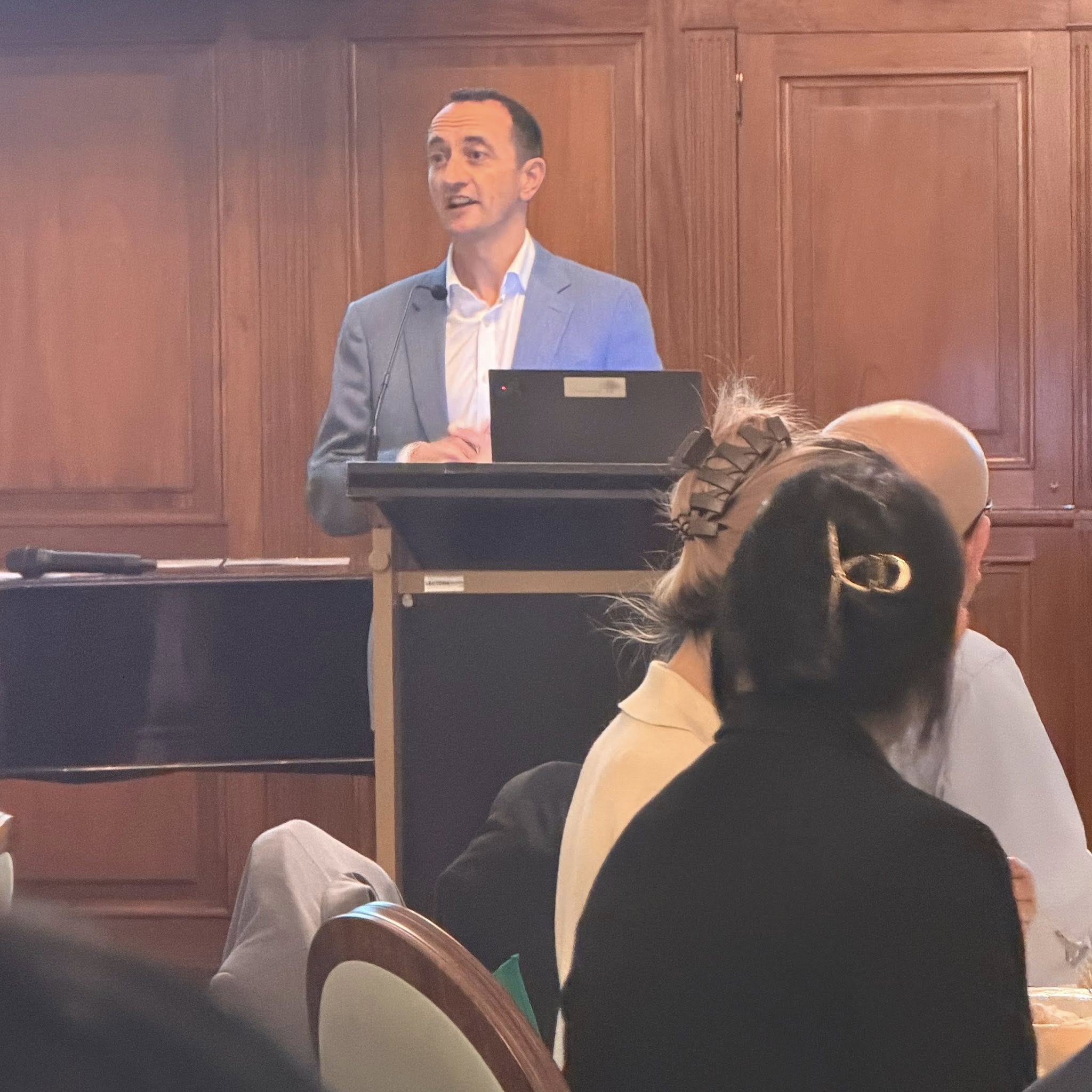 Aust-Phil Trade and Tourism Review and APCCI Officers Induction Night — 29 May 2026 (Speaker at podium)