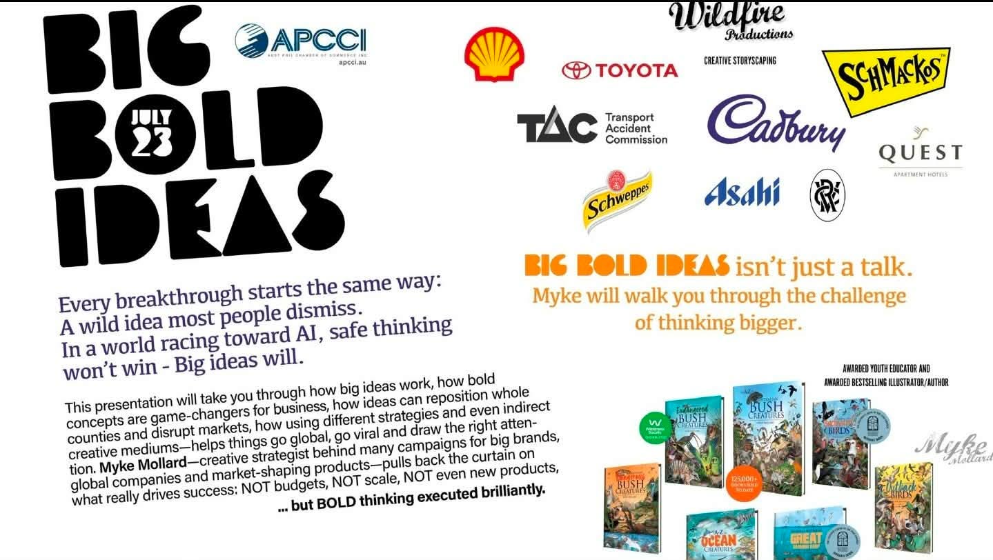 Big Ideas Workshop by Myke Mollard — 23 July 2026