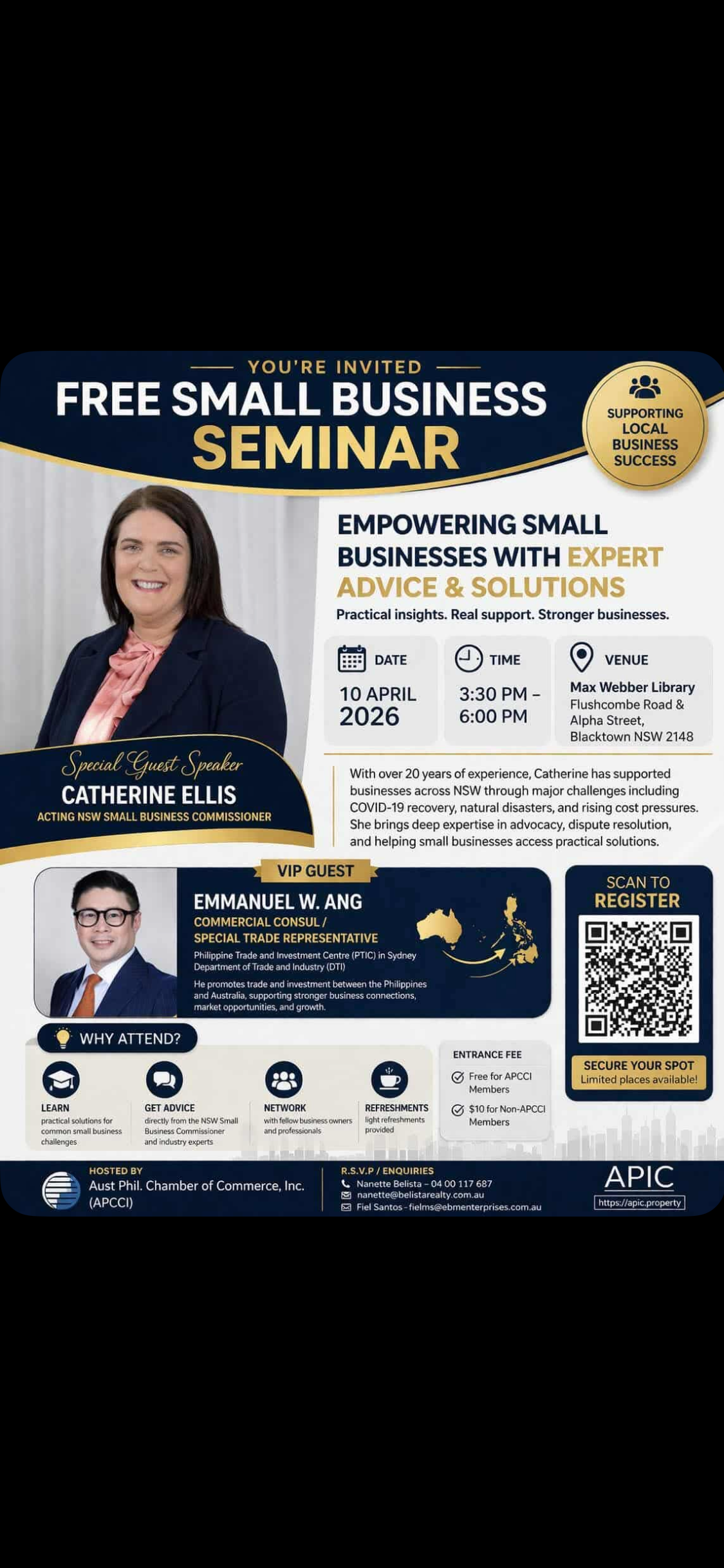 Small business / website materials April 2026